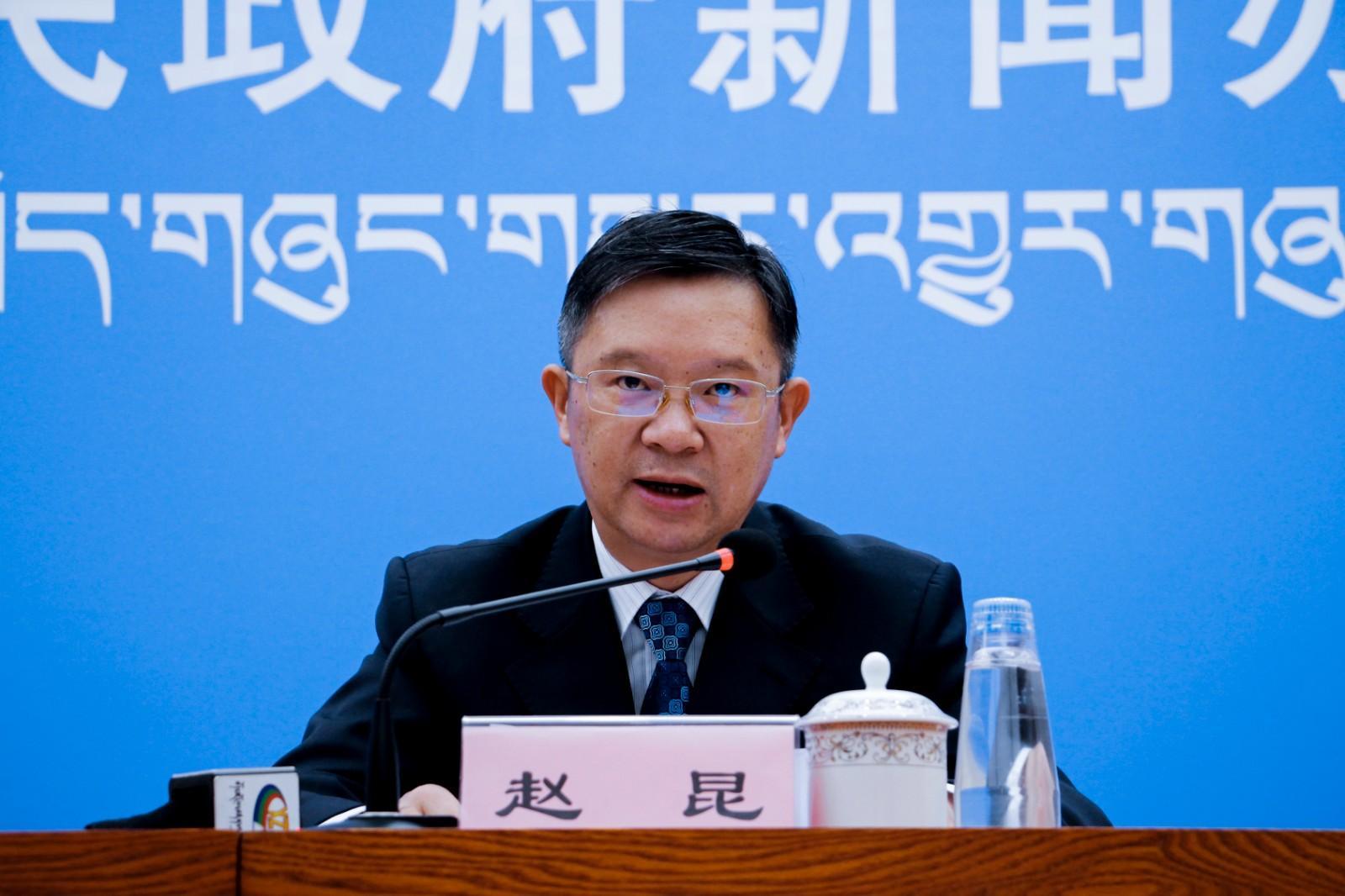 新聞發(fā)言人：西藏自治區(qū)生態(tài)環(huán)境廳黨組成員、副廳長趙昆.JPG