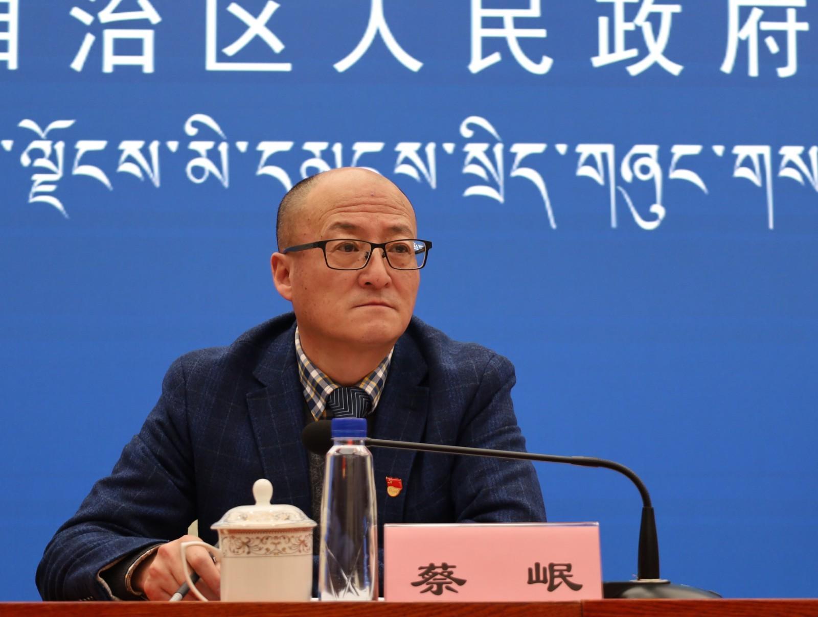 新聞發(fā)言人：西藏自治區(qū)統(tǒng)計(jì)局黨組成員、副局長(zhǎng) 蔡岷.JPG